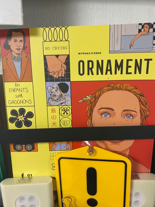 Обложка книги «ORNAMENT» — журнал о кино